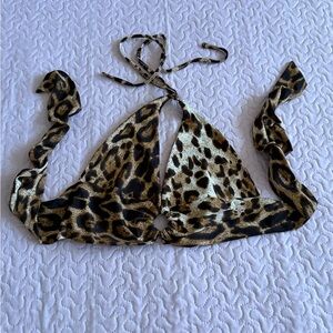 SHEIN Leopard Print Halter Tank Top